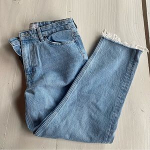 Like new Topshop straight leg high waisted jeans